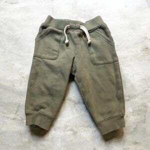 Carter's Baby Boy Olive Green Jogger Pants Size 12 Months